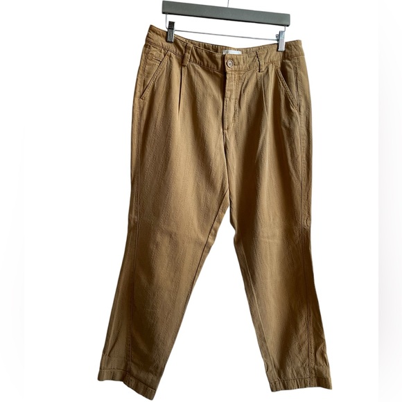 Anthropologie Embrioded Tan Pants - Picture 2 of 11